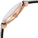 Emporio Armani Classic Quartz Pink Dial Brown Leather Strap Watch For Women - AR1911