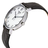 Tissot Everytime Desire Medium White Dial Jam Tangan Tali Kulit Hitam Untuk Pria - T109.410.16.032.00