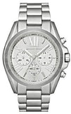 Michael Kors Bradshaw Silver Dial Silver Steel Strap Watch for Men - MK5535