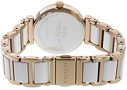 Coach Sport White Dial Two Tone Steel Strap Watch for Women - 14502463
