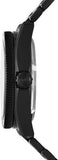 Michael Kors Maritime Three Hand Black Dial Black Steel Strap Watch for Men - MK9181