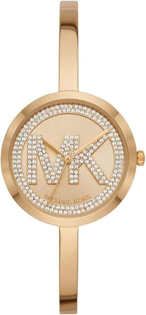 Michael Kors Blakely Crystals Gold Dial Gold Steel Strap Watch for Women - MK3630