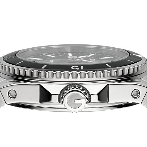 グッチ]GUCCI YA136403 ダイブ コレクション クォーツ スモール Gucci Dive Black Dial Silver Steel Strap Watch For Women
