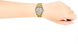 Versace Audrey Quartz Grey Dial Gold Steel Strap Watch for Women - VELR00719