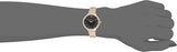 Swarovski Crystalline Chic Analog Black Dial Rose Gold Steel Strap Watch for Women - 5544587