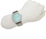 Salvatore Ferragamo F-80 Classic Tiffany Blue Dial Silver Steel Strap Watch for Men - SFDT02323