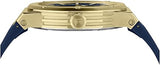 Salvatore Ferragamo F-80 Blue Dial Blue Rubber Strap Watch for Men - SFHY02822