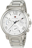 Tommy Hilfiger Claudia Silver Dial Silver Steel Strap Watch for Women - 1781741