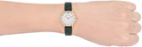 Emporio Armani Kappa Mother of Pearl Dial Black Leather Strap Watch For Women - AR80011
