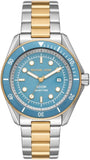 Michael Kors Maritime Three-Hand Blue Dial Two Tone Steel Strap Watch for Men - MK9169