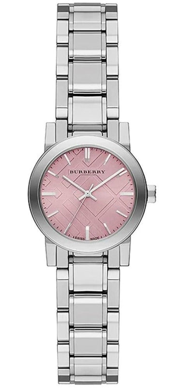 Burberry Stainless Steel Pink Dial Women’s Watch Burberry BU9231 The City Pink Diamonds Dial Silver Steel  main image 3