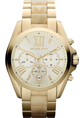 Michael Kors Bradshaw Gold Dial Gold Steel Strap Watch for Women 