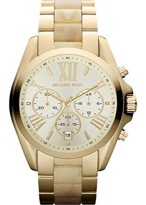 Michael Kors Bradshaw Gold Dial Gold Steel Strap Watch for Women - MK5722