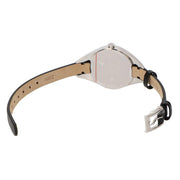 Calvin Klein Rebel Black Grey Dial Black Leather Strap Watch for Women - K8P231C1