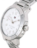 Tommy Hilfiger White Dial Silver Steel Strap Watch for Women - 1781397