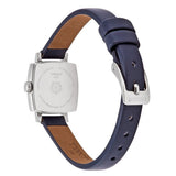 Tissot Lovely Square Silver Dial Jam Tangan Tali Kulit Biru Untuk Wanita - T058.109.16.031.00