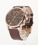 Tommy Hilfiger Kane Brown Dial Brown Leather Strap Watch for Men - 1710400