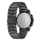 Hugo Boss Integrity Black Dial Black Steel Strap Watch for Men - 1513780