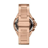 Michael Kors Camille Chronograph White Dial Rose Gold Steel Strap Watch for Women - MK5636
