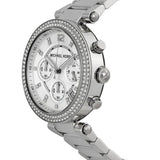 Michael Kors Parker Silver Dial Silver Steel Strap Watch for Women - MK5353