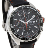 Tag Heuer Formula 1 Mario Kart Chronograph Black Dial Black Leather Strap Watch for Men - CAZ201E.FC6517