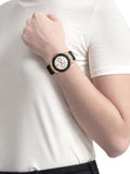 Guess Limelight Quartz White Dial Black Leather Strap Watch For Women - W0775L9