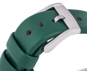 Marc Jacobs Henry Skeleton Green Dial Green Leather Strap Watch for Women - MBM1336
