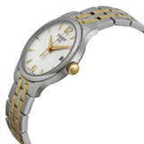 Tissot T Classic Tradition White Dial Two Tone Mesh Bracelet Watch for Women - T063.210.22.037.00