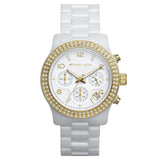 Michael Kors Runway White Dial White Steel Strap Watch for Women - MK5237