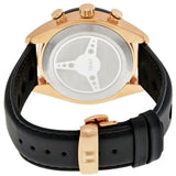 Tissot PRS 516 Chronograph Black Dial Jam Tangan Tali Kulit Hitam Untuk Pria - T100.417.36.051.00