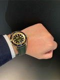 Breitling Superocean Automatic 42 Green Dial Green Rubber Strap Watch for Men - N17375201L1S1