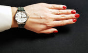 Tissot Chemin Des Tourelles Powermatic 80 Lady Silver Dial Silver Steel Strap Watch For Women - T099.207.11.118.00