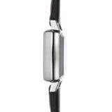 Tissot Lovely Square Quartz Diamonds Black Dial Jam Tangan Tali Kulit Hitam Untuk Wanita - T058.109.16.056.00