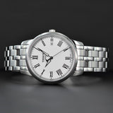 Tissot T Classic Dream White Dial Silver Steel Strap Watch for Men - T033.410.11.013.01