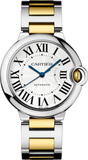 Cartier Ballon Bleu de Cartier Silver Dial Two Tone Steel Strap Watch for Women - W2BB0030