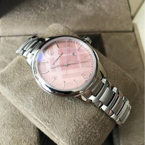 【電池交換済】BURBERRY バーバリー BU10111 腕時計 ピンク Burberry Stainless Steel 32mm Classic Quartz Watch Pink BU10111