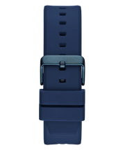 Guess Formula Multifunction Blue Dial Blue Silicone Strap Watch For Men - GW0579G3