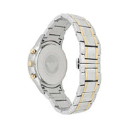 Emporio Armani Renato Chronograph Silver Dial Two Tone Steel Strap Watch For Men - AR11076