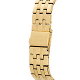 Tommy Hilfiger Ari Multifunction Diamonds Silver Dial Gold Steel Strap Watch for Women - 1781977