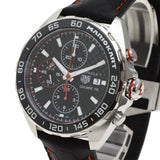 Tag Heuer Formula 1 Mario Kart Chronograph Black Dial Black Leather Strap Watch for Men - CAZ201E.FC6517