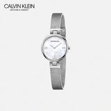 Calvin Klein Authentic Mother of Pearl Dial Silver Mesh Bracelet Watch for Women - K8G2312E