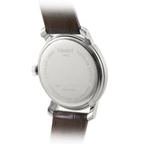 Tissot T Classic Bridgeport Silver Dial Jam Tangan Tali Kulit Coklat Untuk Pria - T097.410.16.038.00