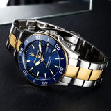 Maserati Competizione Automatic Blue Dial Two Tone Steel Strap Watch For Men - R8823100001