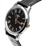 Tissot T Classic Dream Black Dial Black Leather Strap Watch for Men - T033.410.26.053.01