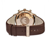 Emporio Armani Classic Chronograph Brown Dial Brown Leather Strap Watch For Men - AR0387