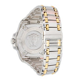 Versace Chain Reaction Quartz White Dial Two Tone Steel Strap Watch for Men - VEDY00519