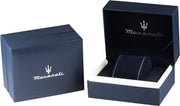 Maserati Epoca Chronograph Blue Dial Brown Leather Strap Watch For Men - R8871618014