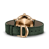 IWC Portofino Automatic Green Dial Green Leather Strap Watch for Women - IW357415