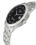 Jam Tangan Pria Tissot T Classic Luxury Powermatic 80 Dial Hitam Tali Baja Perak - T086.408.11.056.00