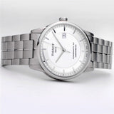 Tissot Luxury Powermatic 80 Silver Dial Silver Steel Strap Jam Tangan Untuk Pria - T086.408.11.031.00